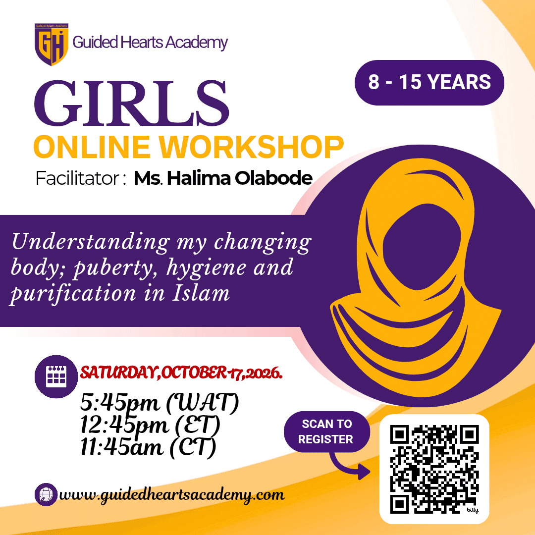 Understanding my changing body; puberty, hygiene and purification in Islam